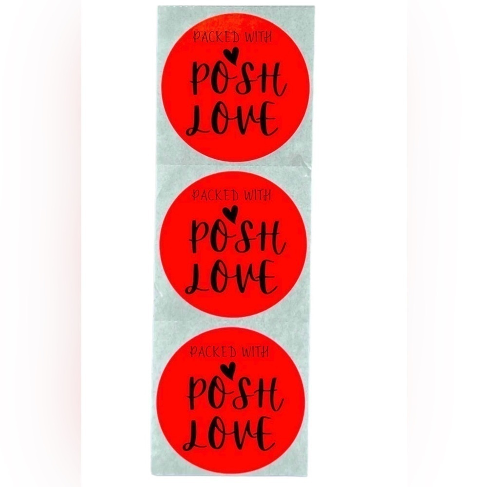 Thank You Stickers for poshmark 2in round  | Shipping Supplies |  NWT​​  100 pac - Picture 4 of 13